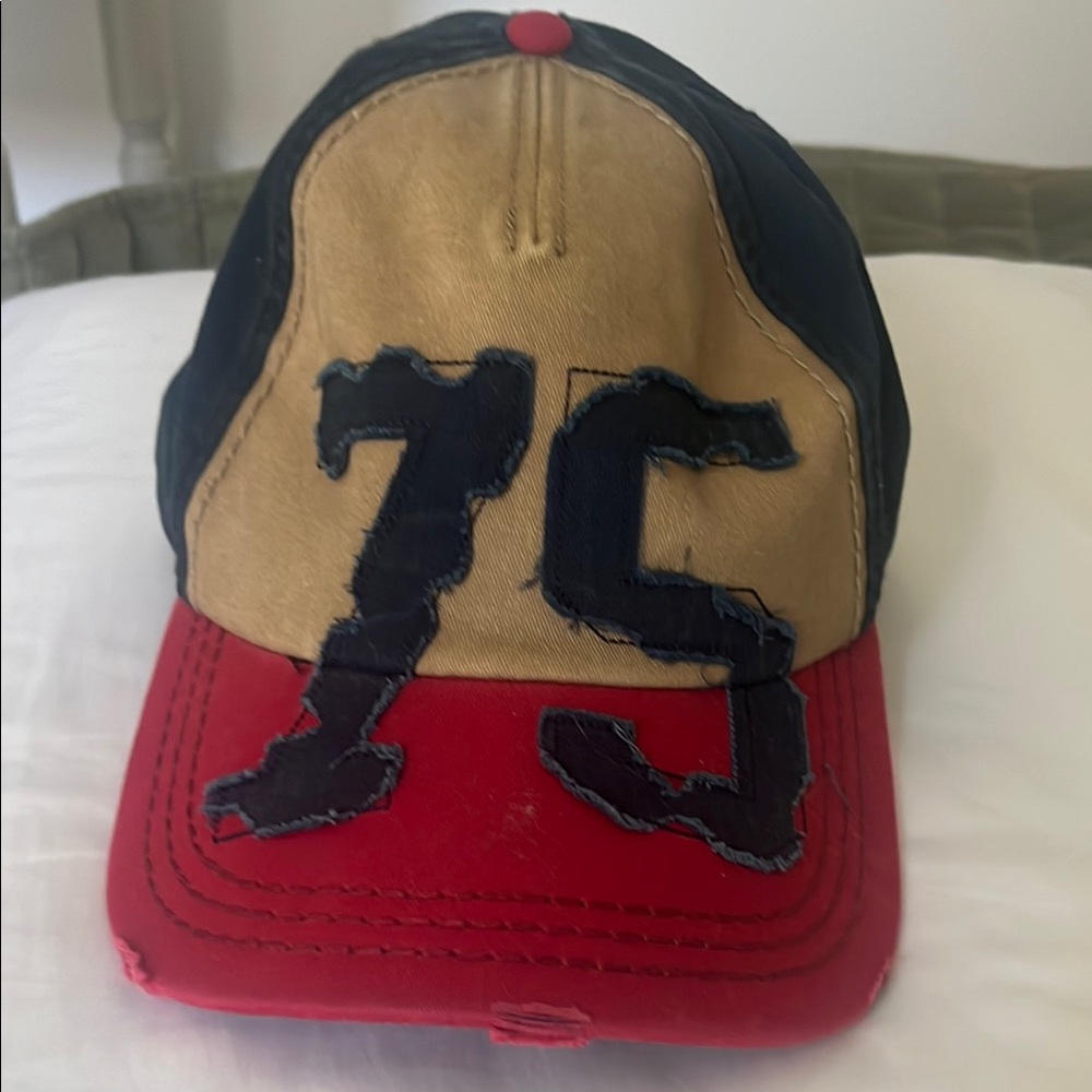 American Needle Red and Tan Baseball Hat